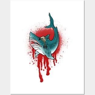 Shark Attack Posters and Art